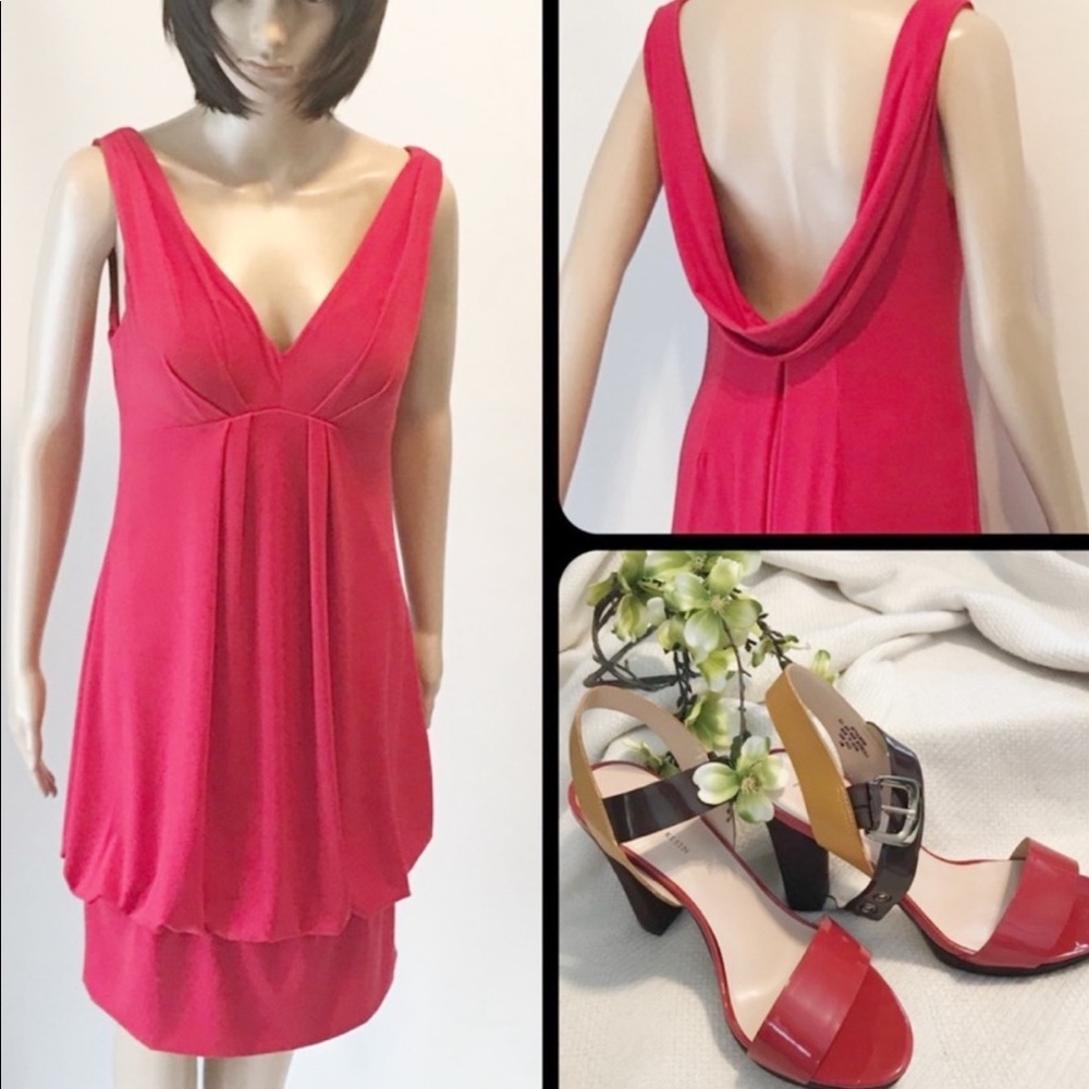 Eliza J trendy red dress